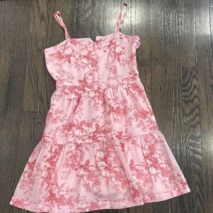 floral intermix mini dress